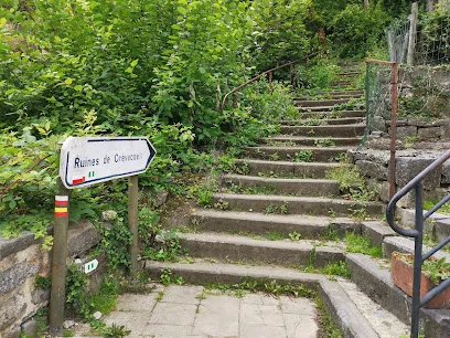 Photo de Escalier menant au ruines de Crèvecoeur