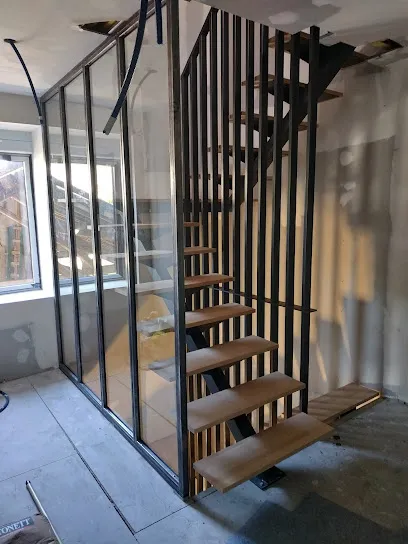 Photo de Escalier métal et bois - Tony Martin