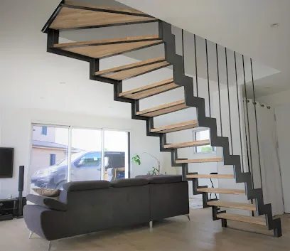 Photo de L'Escalier Métal: Design et sur mesure, métal et bois